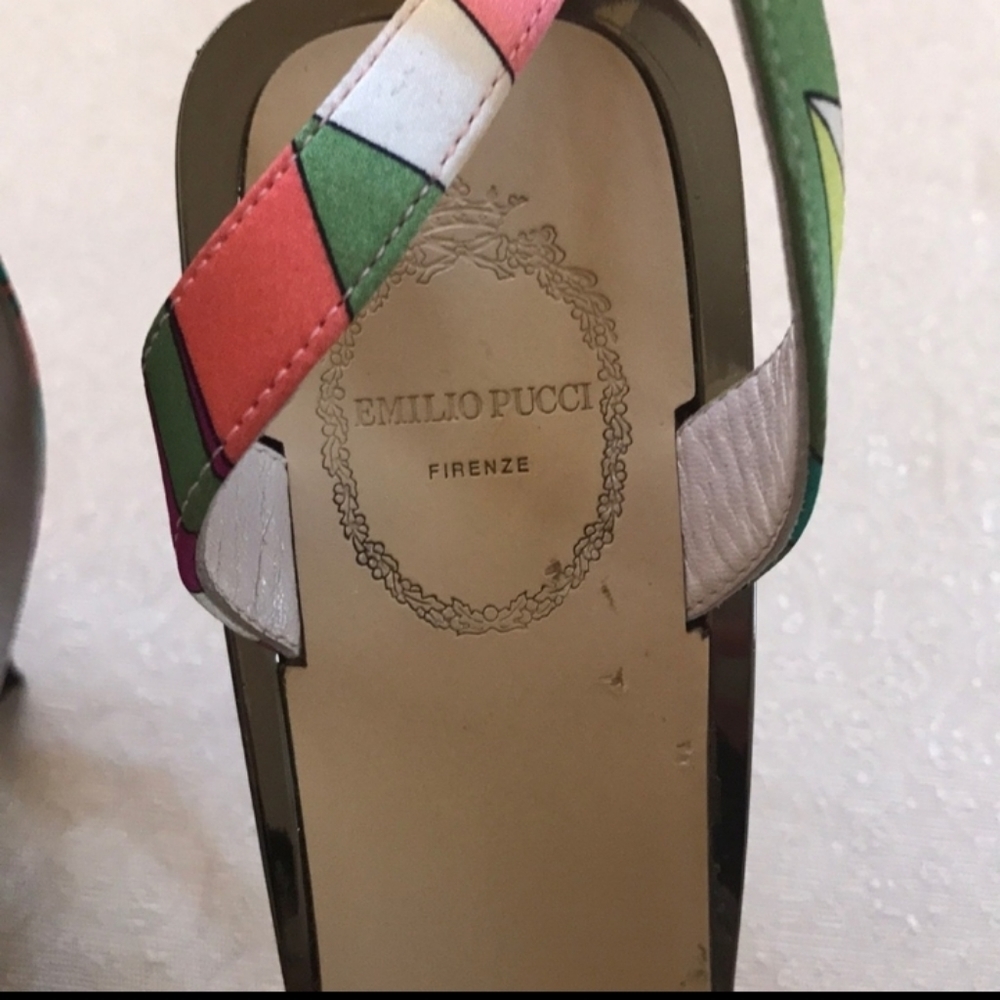 Emilio Pucci Multicolored Pumps with Crystals - Picture 4 of 7